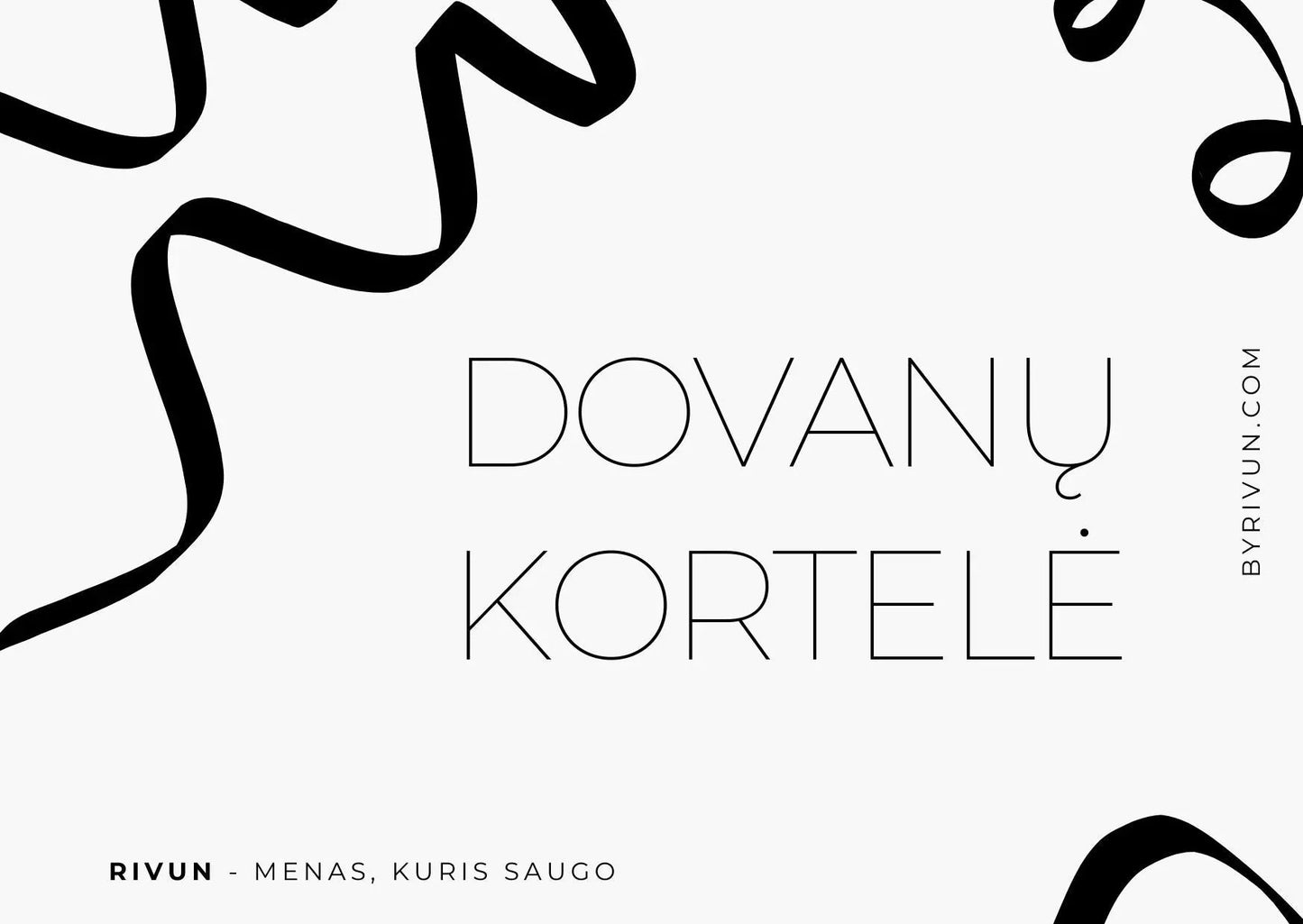 Rivun Dovanų Kortelė - Rivun