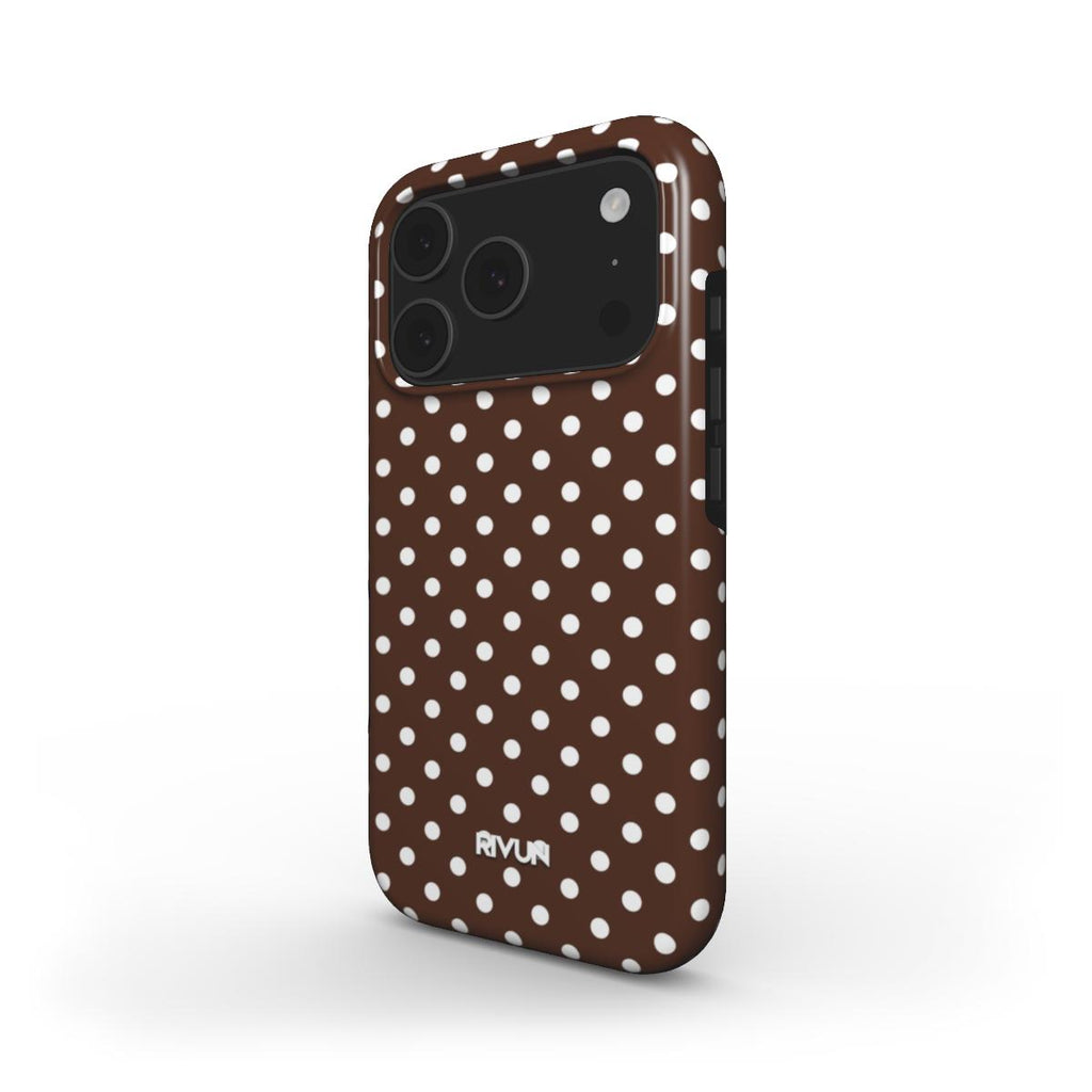 Chocolate Dots | Saugus MagSafe Telefono Dėklas Podbase