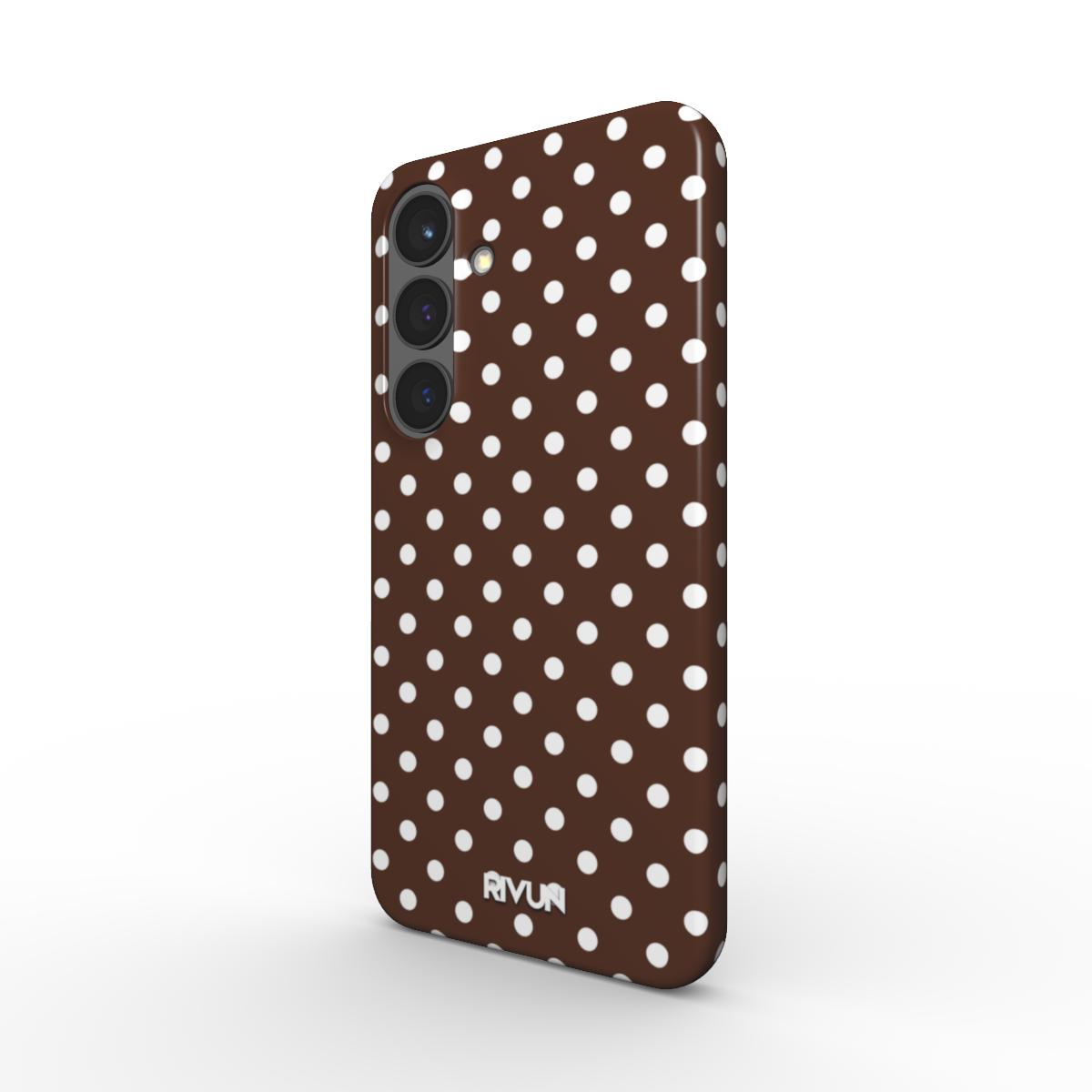 Chocolate Dots | Plonas Telefono Dėklas Podbase