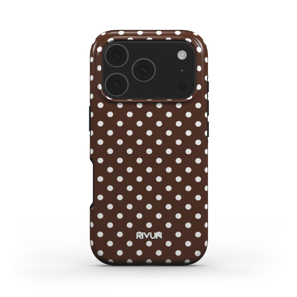 Chocolate Dots | Saugus MagSafe Telefono Dėklas Podbase