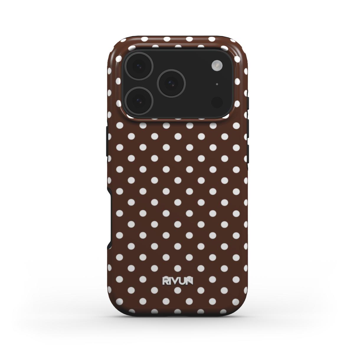 Chocolate Dots | Saugus MagSafe Telefono Dėklas Podbase