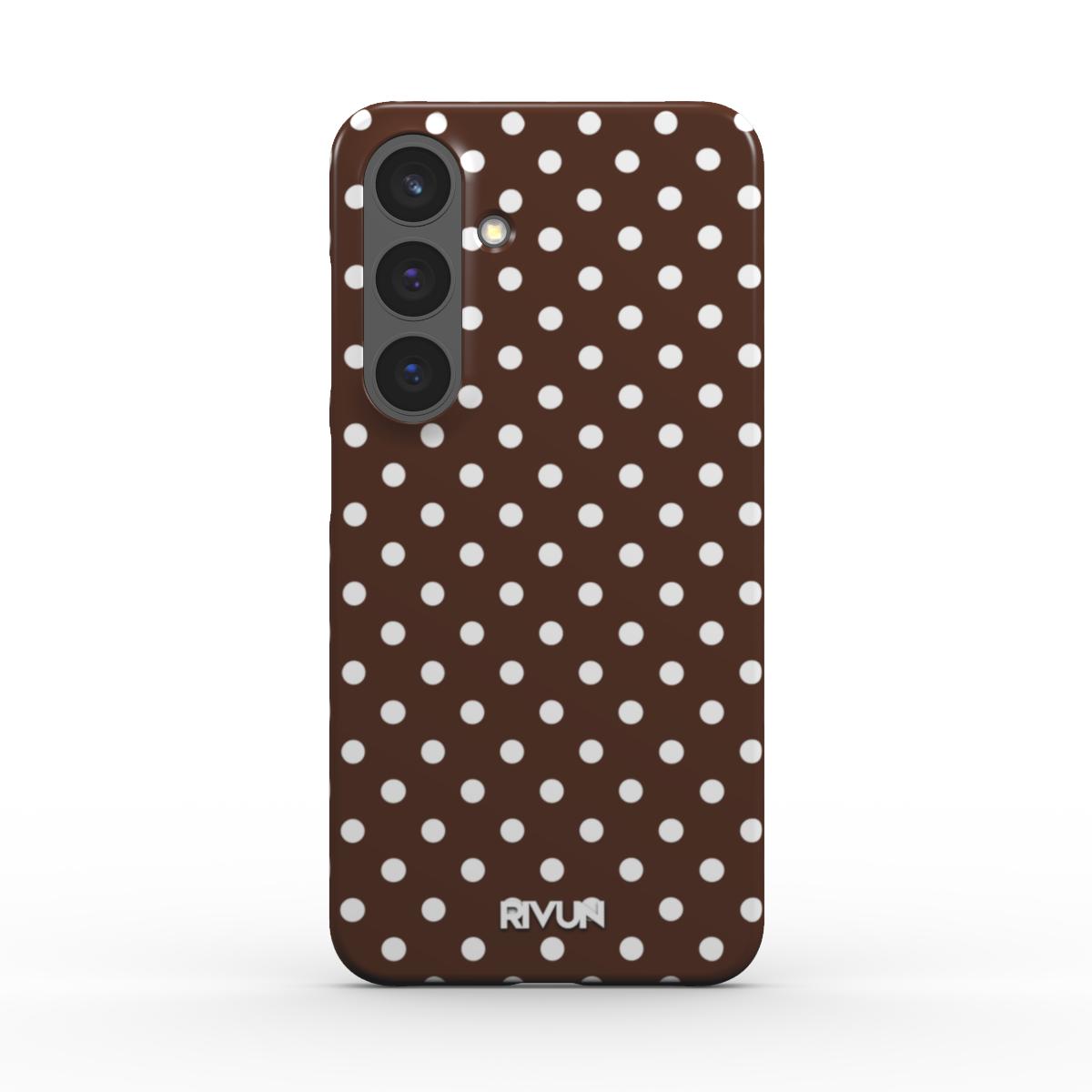 Chocolate Dots | Plonas Telefono Dėklas Podbase