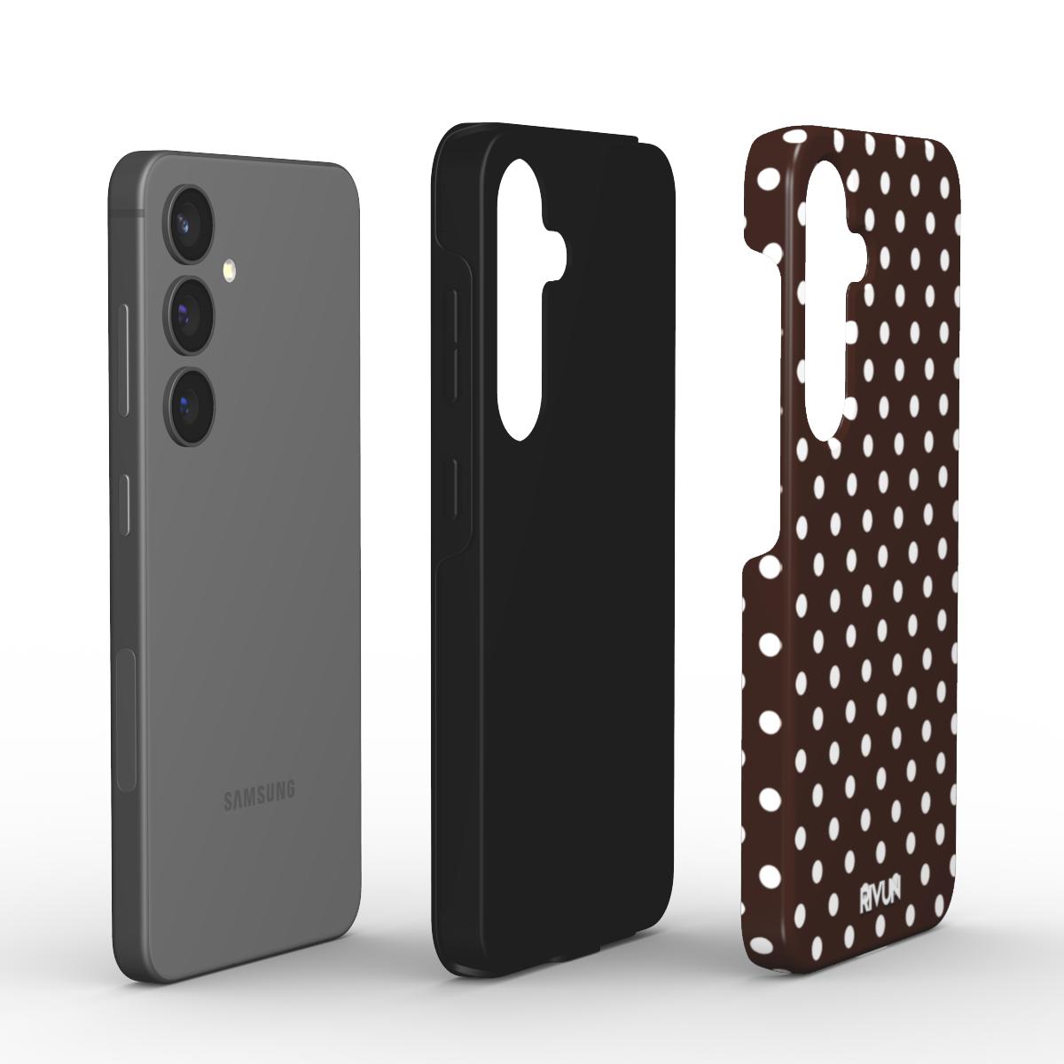 Dark Chocolate Dots | Saugus Telefono Dėklas Podbase