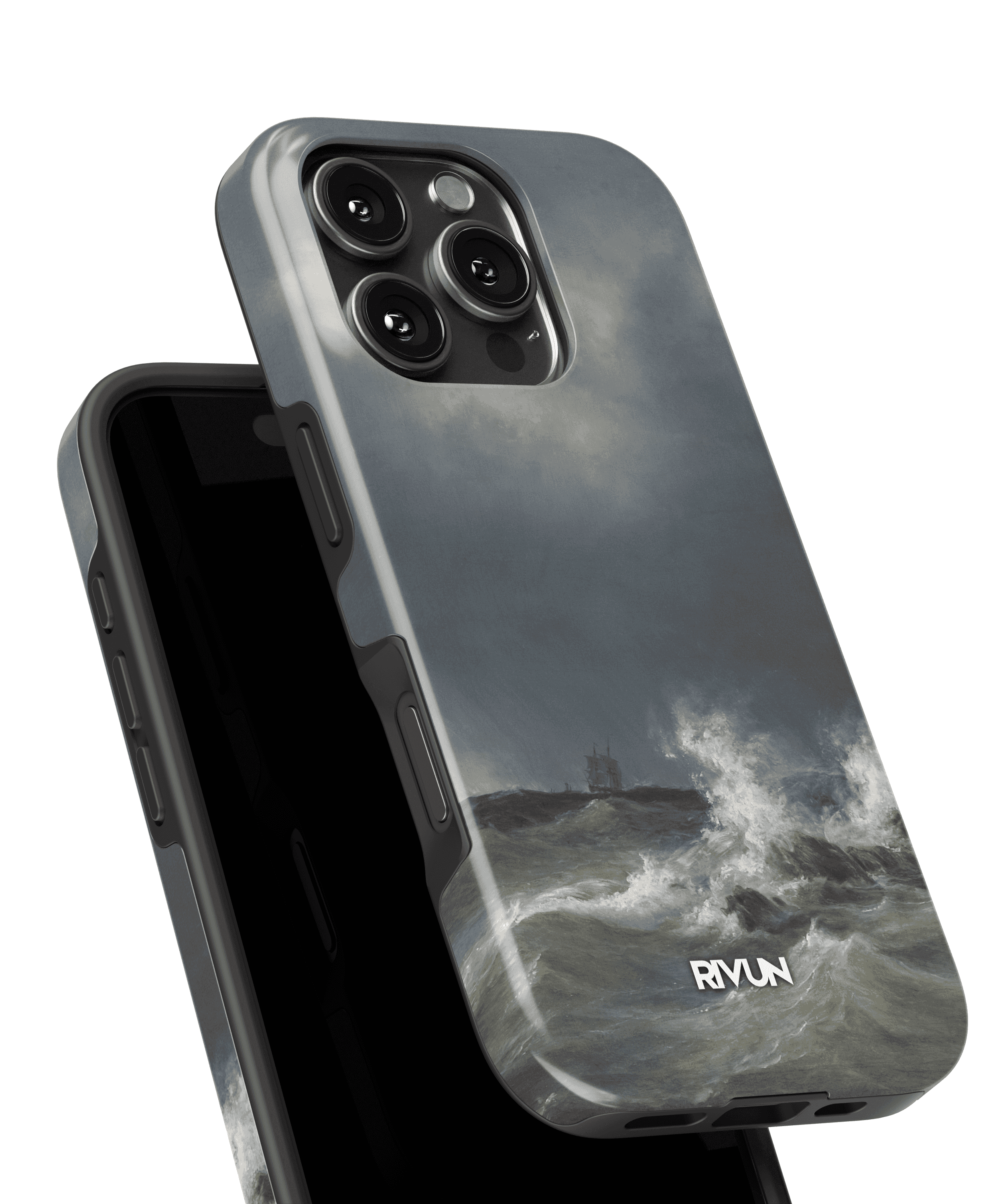 Waves Breaking | Saugus MagSafe Telefono Dėklas Podbase